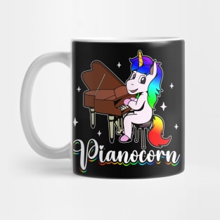 Pianocorn - Unicorn on piano Mug